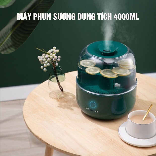 [CHÍNH HÃNG] MÁY PHUN SƯƠNG KHUẾCH TÁN TINH DẦU CAO CẤP- Tạo độ ẩm, có đèn ngủ, dung tích 1000ML- Sạc USB !