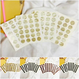 [Twins Plus] Bộ 96 sticker tròn Paper Folds giấy gấp trang trí Bullet Journal,laptop, máy tính bỏ túi, vali, điện thoại.