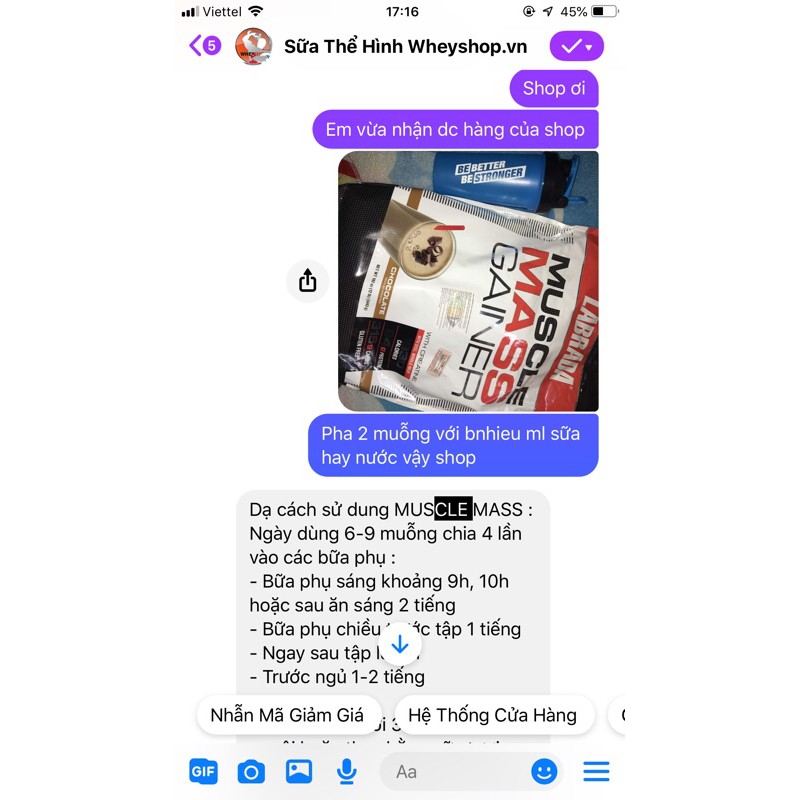 MUSCLE MASS GAINER 9/10