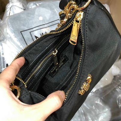 Túi xách nữ L.Y.N ROSEE nylon dáng thuyền đeo chóe kẹp nách đều xinh