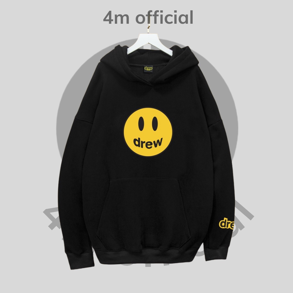 Áo Hoodie DREW HOUSE mặt cười 4m official , áo nỉ bông hoodie unisex nam nữ