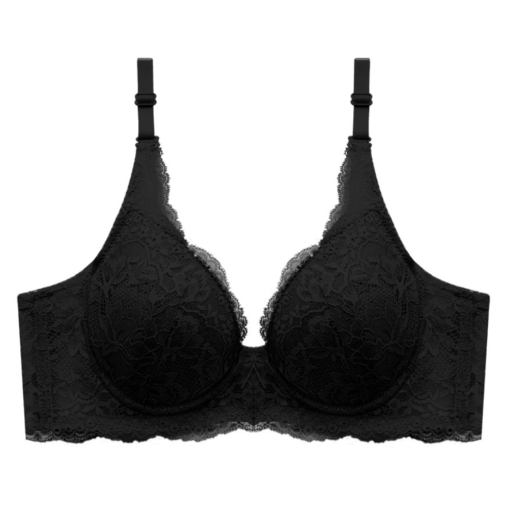 Áo lót không gọng mềm mại thoáng khí phối ren có thể điều chỉnh thời trang gợi cảm cho nữ