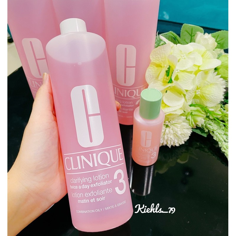 Nước Hoa Hồng Toner Clinique Clarifying Lotion 3 (487ml & 60ml)