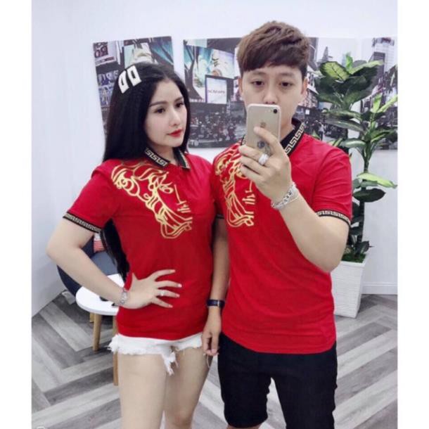 (TRÙM SỈ) Áo thun cặp cao cấp TCS nửa mặt người 3 màu siêu hót