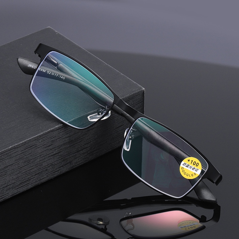 【+100°~+400°Kính Đọc Sách Chống Ánh Sáng Xanh Thoải Mái Chống Mệt Mỏi Cho Nam Và Nữ