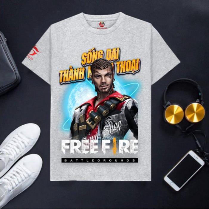 VHL Store [Siêu hot] Áo thun in hình Free Fire giá siêu sock Andrew lửa VHL Store