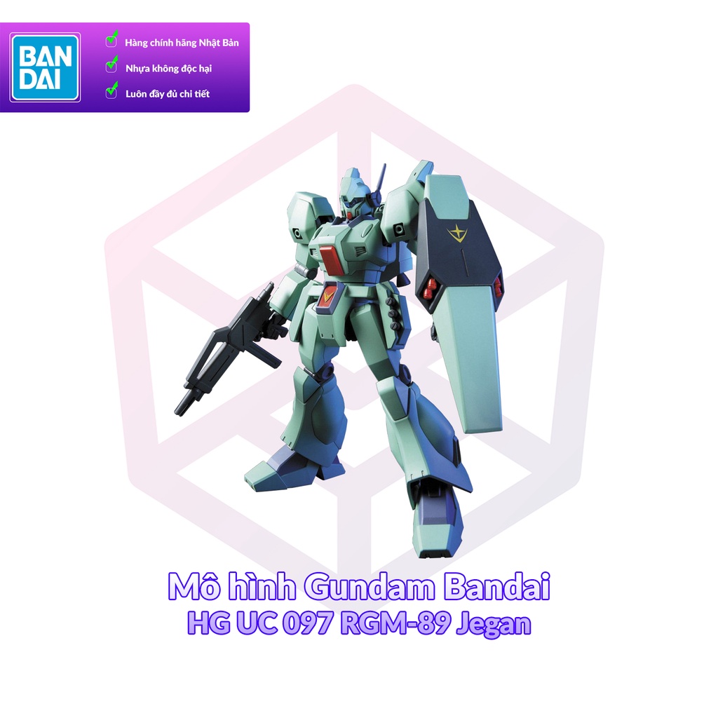 Mô hình Gundam Bandai HG UC 097 RGM-89 Jegan 1/144 Gundam Char’s Counterattack [GDB] [BHG]