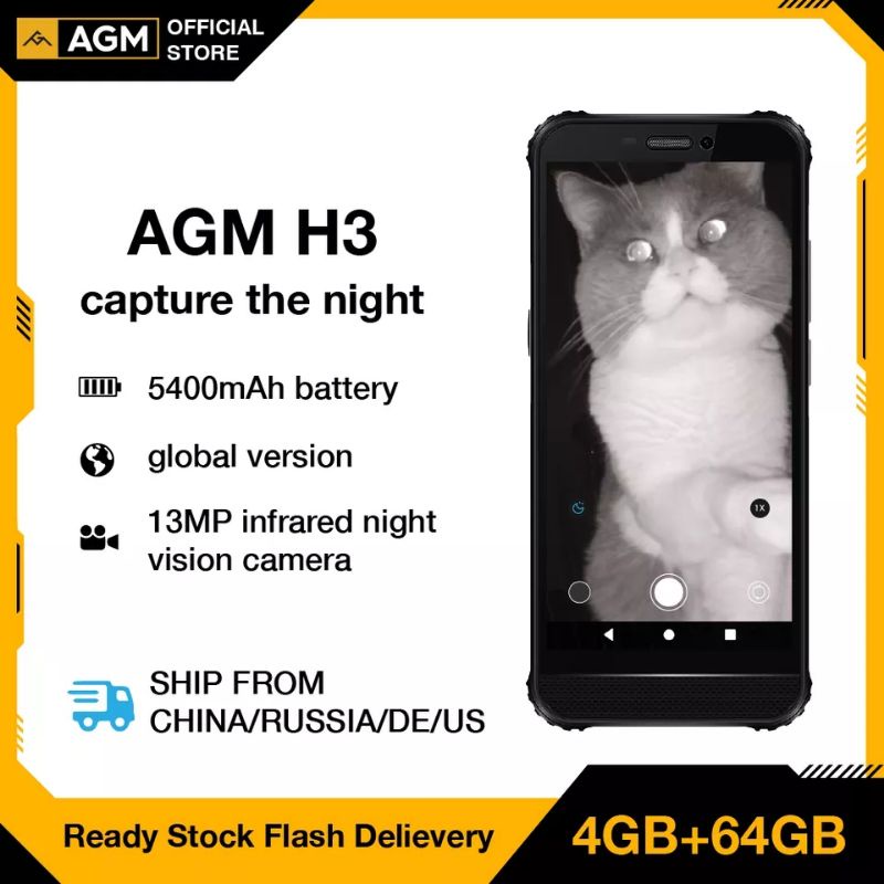 Điện thoại AGM H3 chụp ảnh ban đêm