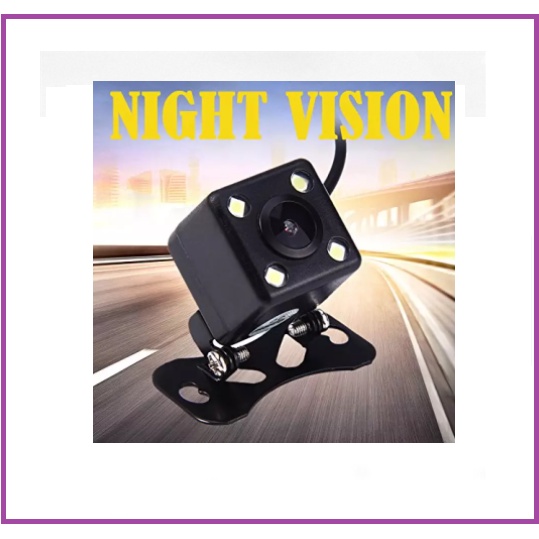 CCD Camera lùi vuông 4 led trợ sáng quay đêm cho ô tô ,xe hơi chân cánh bướm dễ dàng lắp đặt. | BigBuy360 - bigbuy360.vn
