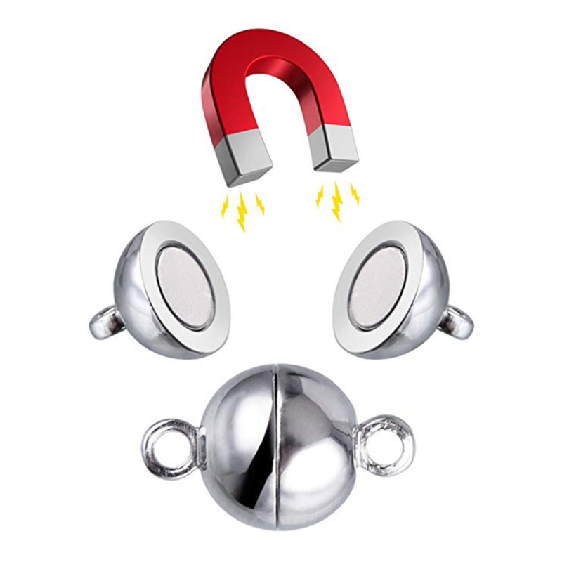 Set 20 hạt nam châm hình trái tim/ tròn nhỏ 10MK dùng làm trang sức thủ công