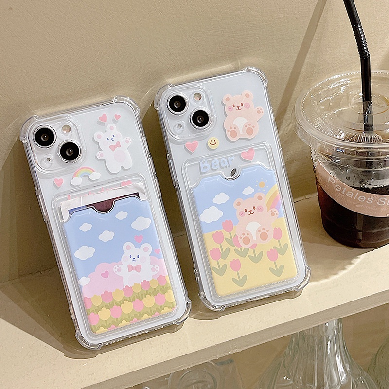 Ốp lưng IPhone  trong túi đựng thẻ ảnh lucky day 6/6s/6plus/6splus/7/7plus/8/8plus/xs/11/12/13/14/pro/max/plus/promax TT
