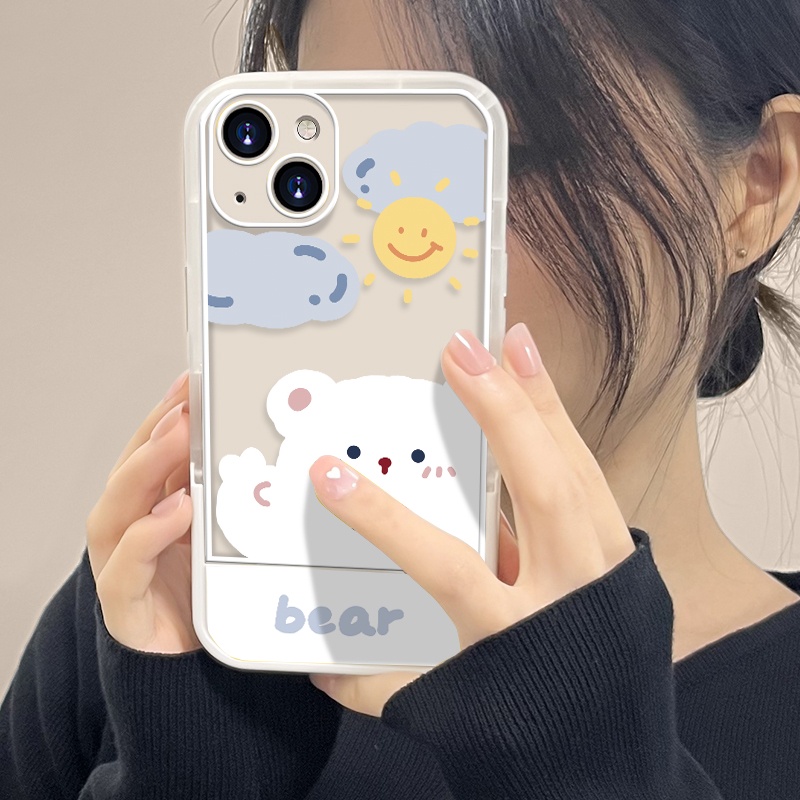 Ốp Điện Thoại In Gấu Hoạt Hình Cho IPhone 12 11 13 12 Pro MAX X XS XR MAX 8 7 Plus 6 6S 7 SE 2020