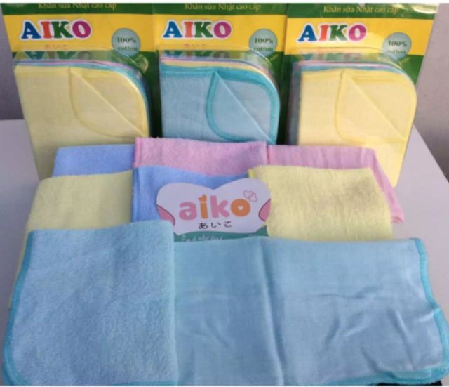 KHĂN SỮA HỘP CAO CẤP AIKO (25x25cm)