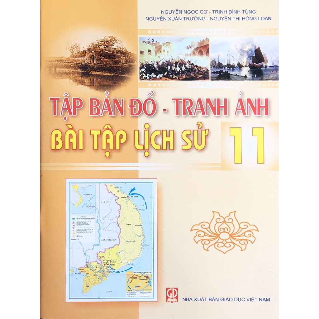 Sách - Tập bản đồ tranh ảnh bài tập Lịch sử 11 B12