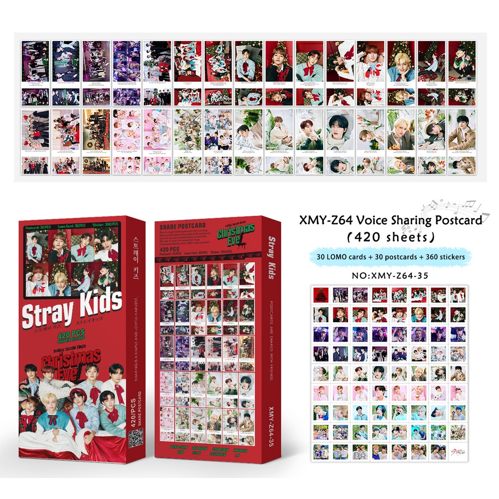 F4 Thailand Boys BRIGHTWIN Enhypen STRAYKIDS ATEEZ Album Postcards + Photocards + Stickers