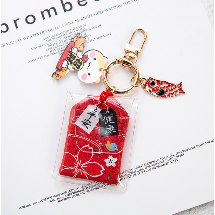 [ CÓ SẴN ] MÓC KHÓA CÁ CHÉP OMAMORI