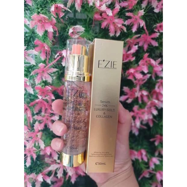 E'ZIE Serum dưỡng da cao cấp tinh chất vàng 24k & Collagen Ezie Luxury 50ml