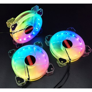 Bộ 3 Đến 8 Fan Case Led RGB Coolmoon K5 Ver 2020 - Dual Ring Có Hub Led RGB (Bộ Bao Gồm Fan+Hub+Remote)