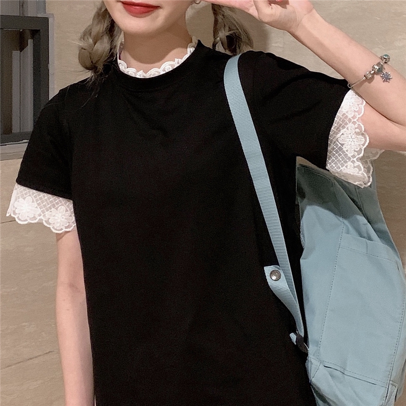 Áo Thun Tay Ngắn Dáng Rộng Phong Cách Hàn Quốc Cho Nữ