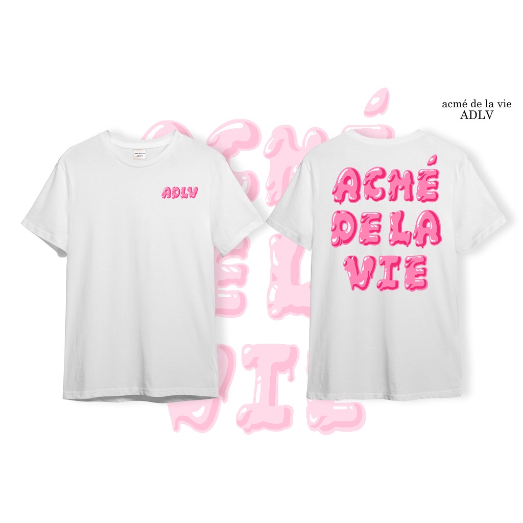 Áo ADLV Thun Cotton CAO CẤP   - Mẫu số 27 - ADLV Logo Chữ Hồng