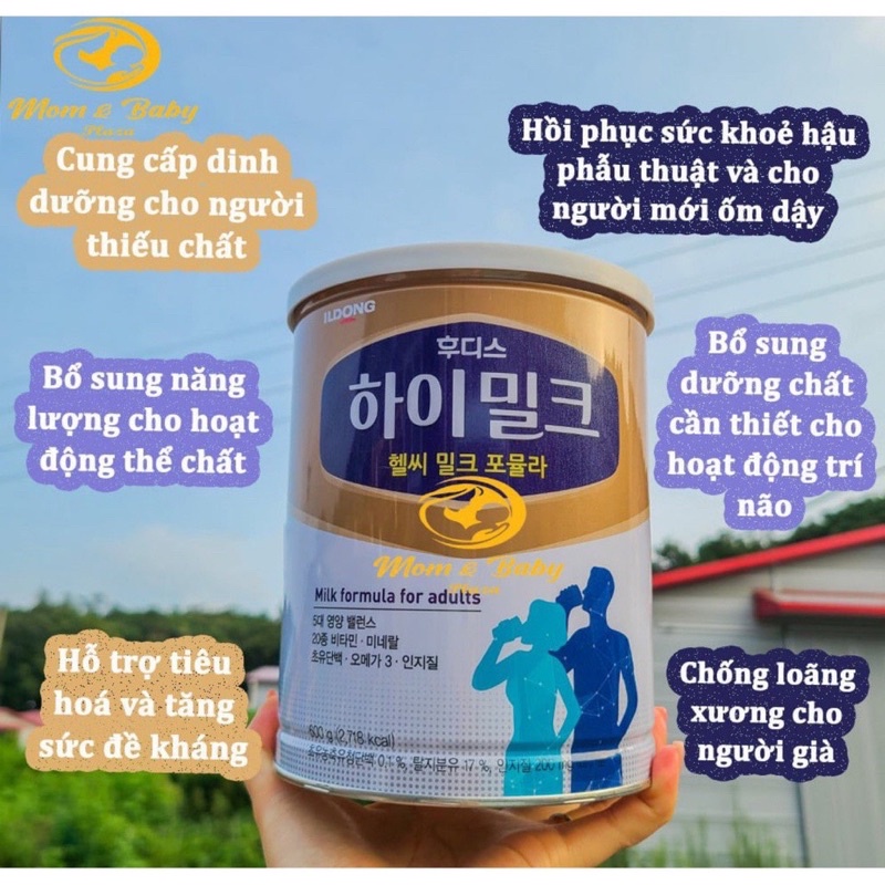 Sữa người lớn HIMILK chuẩn nội địa Hàn Quốc [Date T12/2022]