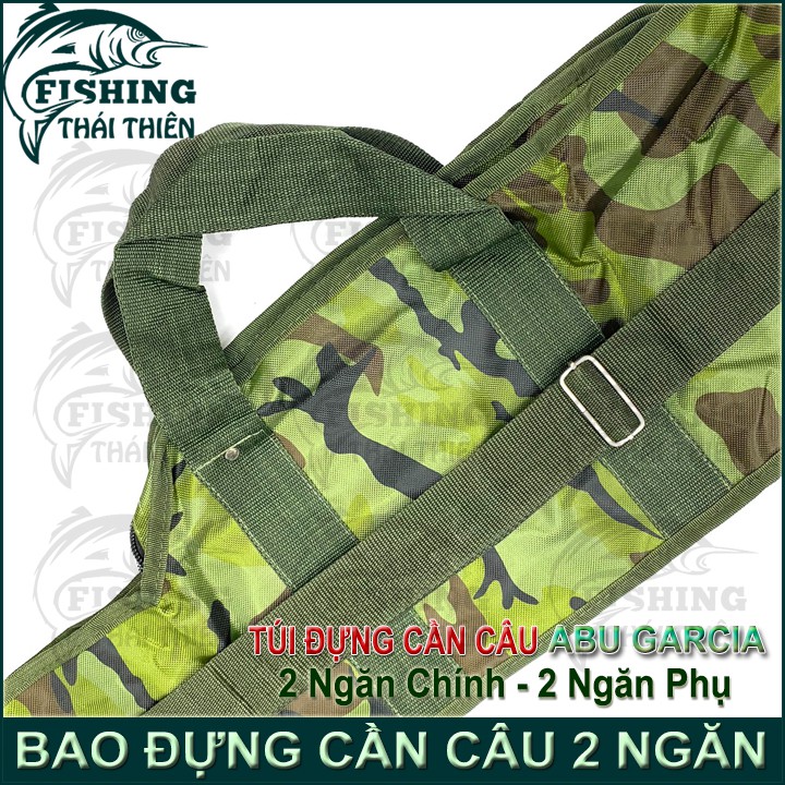 Túi Đựng Cần Câu Cá, Bao Cần Máy Abu Rằn Ri 2 Ngăn Siêu Bền 115cm, 130cm, 145cm, 160cm, 170cm