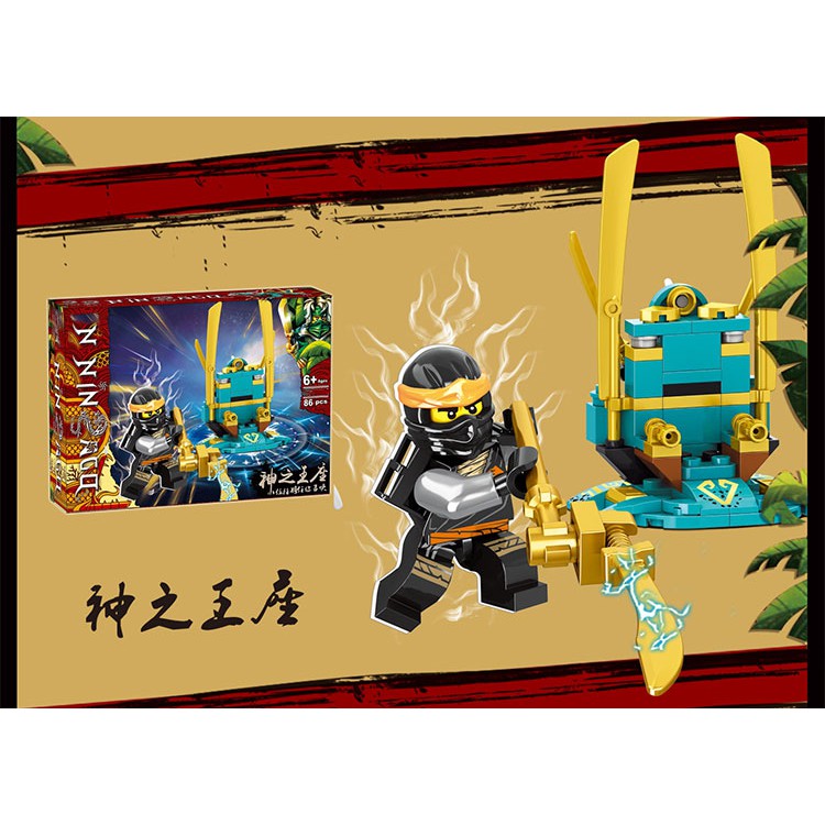 Đồ chơi lắp ráp Lego Ninjago SX 2042 Season Phần 14 Xếp Hình Rồng Thần Jungle của Ninja Lloyd trọn bộ nguyên lốc 8 hộp