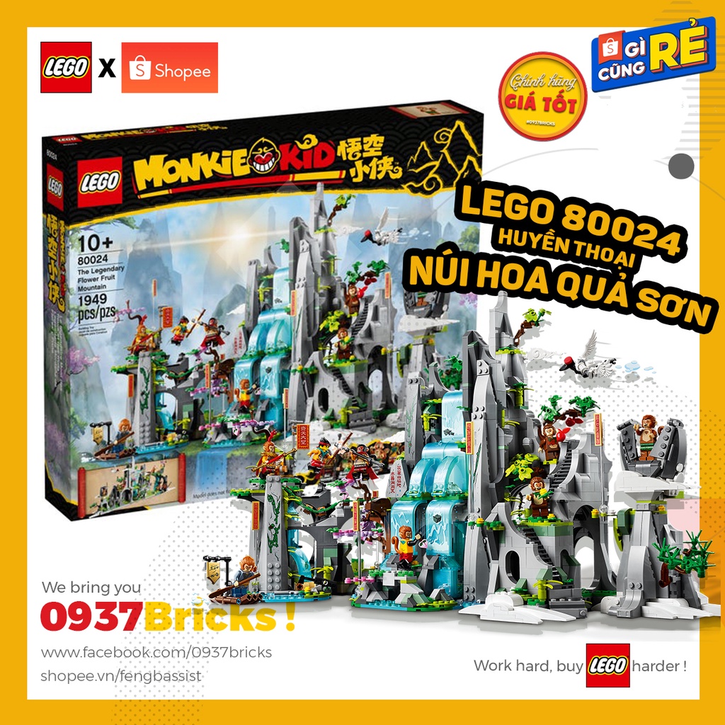 LEGO 80024 The Legendary Flower Fruit Mountain Núi HOA QUẢ SƠN Huyền Thoại 0937bricks