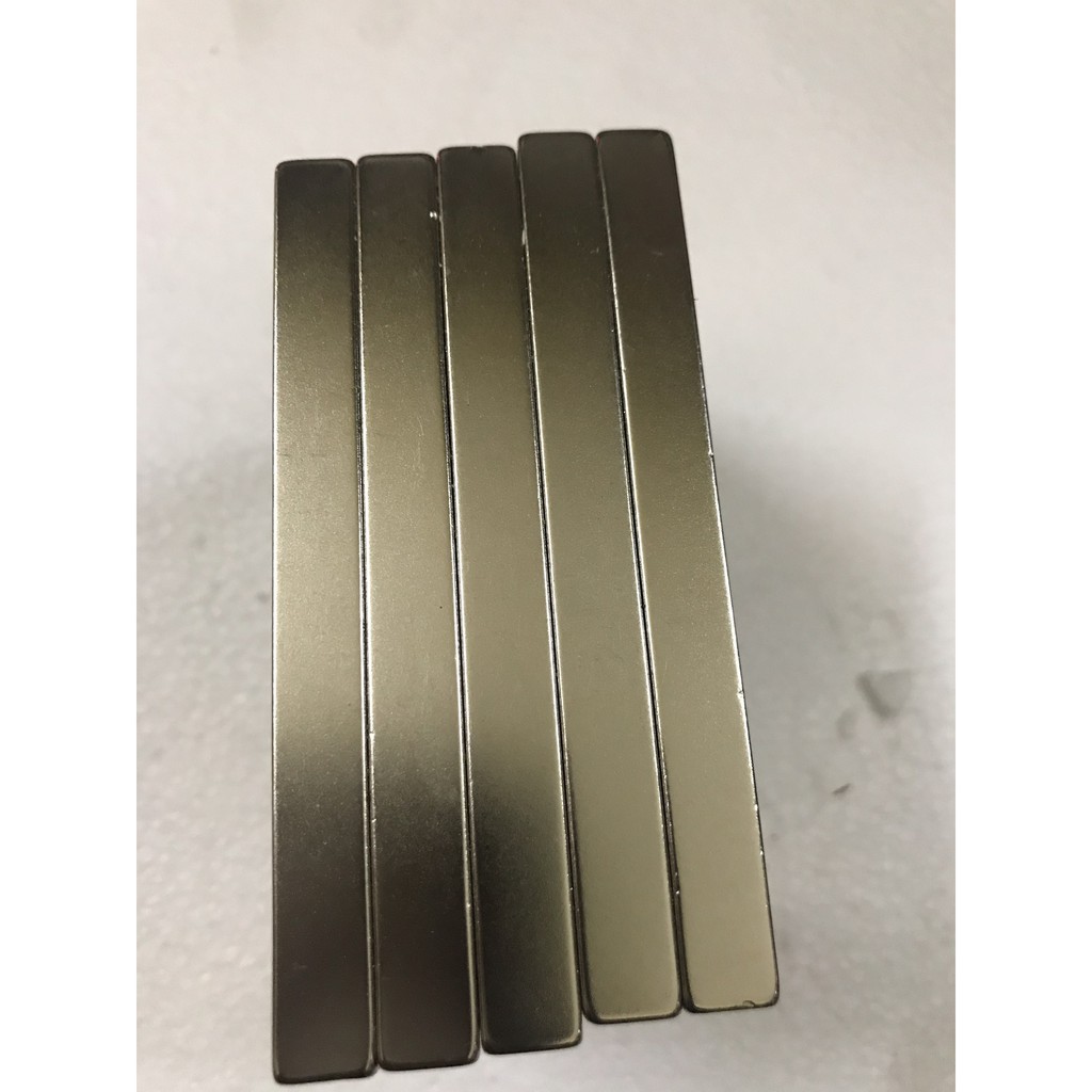 [Xả Kho Giá Xưởng] Nam châm chữ nhật 100x10x5mm, loại nam châm thanh trắng đất hiếm lực hút siêu mạnh.