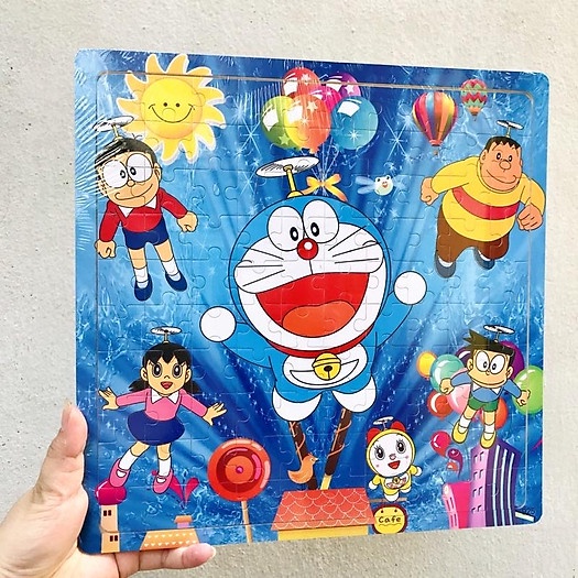 [100 miếng] Đồ chơi tranh ghép hình gỗ puzzle - Bộ ghép hình - Tranh xếp hình