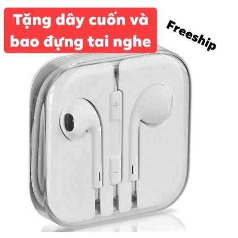Tai nghe IP 6/6s Zin - Tặng bao đựng + dây cuốn - Bảo hành 12 tháng lỗi 1 đổi 1 tại SHOP
