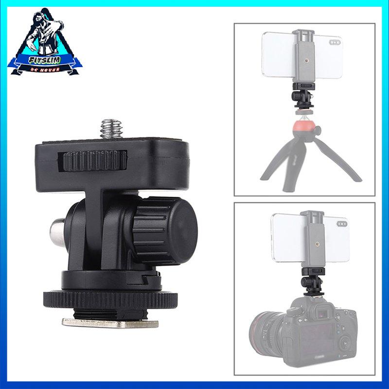 [Fitslim] 1/4 Inch Screw Thread Cold Shoe Tripod Mount Adapter Camera Mount Adapters