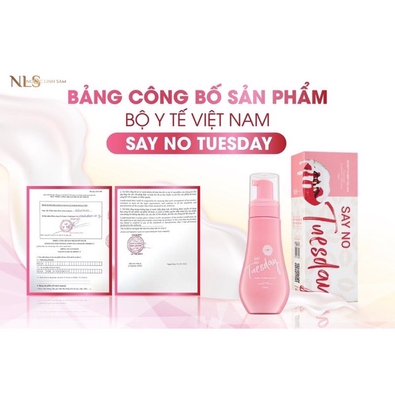 Dung dịch vệ sinh say no tuesday - nước hoa xịt khử anti tuesday