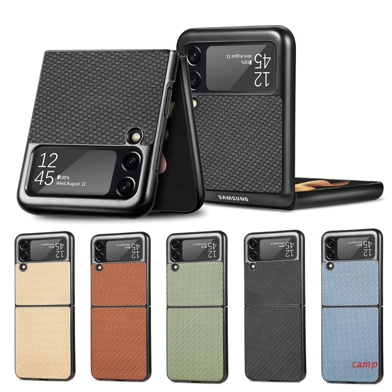 Ốp điện thoại nhựa cứng siêu mỏng có viền thời trang bảo vệ cho Samsung Galaxy ZFlip3 Z Flip 3 Flip3 5G ZFilp 3