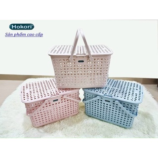 Giỏ Đựng Đồ Đi Sinh Cho Mẹ Và Bé Có Nắp Mở Tiện Dụng Hokori Việt Nhật