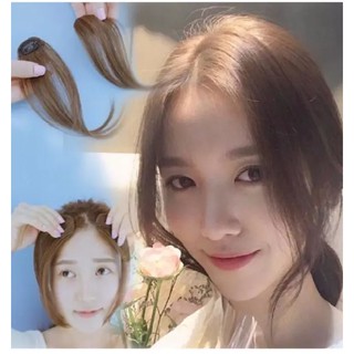 Tóc giả kẹp mái dài thẳng tự nhiên phong cách Hàn Quốc Tóc giả đẹp như thật