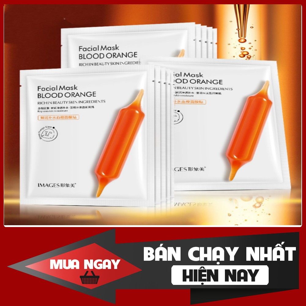 [🩸Mặt Nạ Giấy🩸] Mặt Nạ Giấy Tinh Chất Cam Đỏ (Cam Kết Chính Hãng)