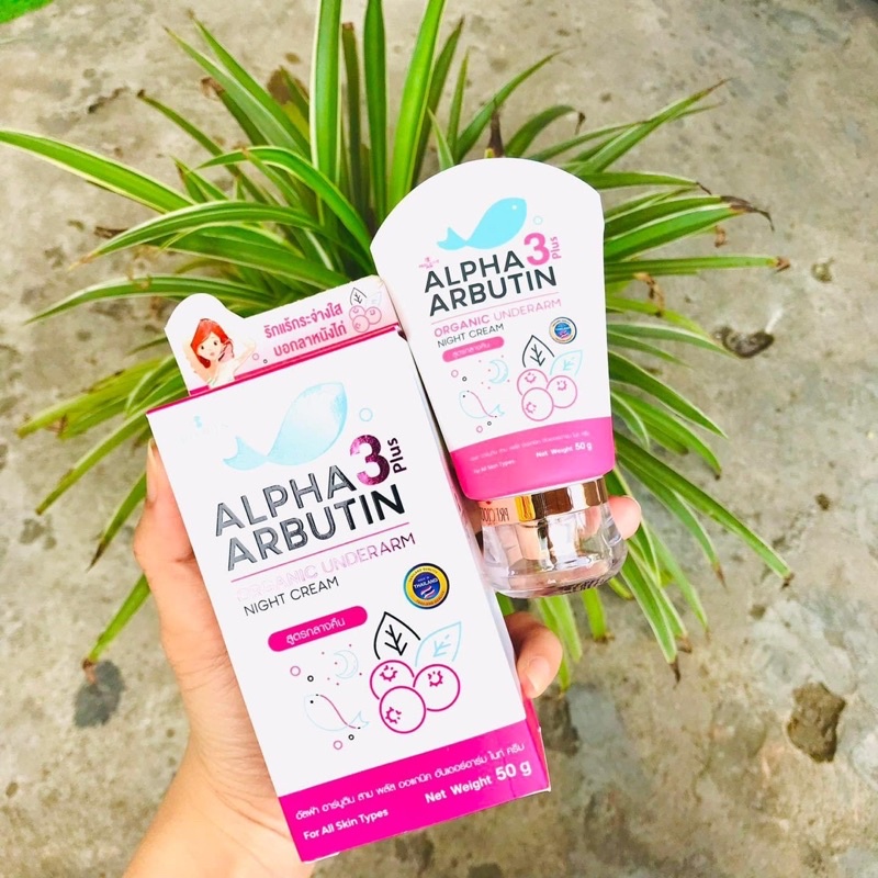 Kem Dưỡng Trắng Mờ Thâm Nách Alpha Arbutin Organic 50ml