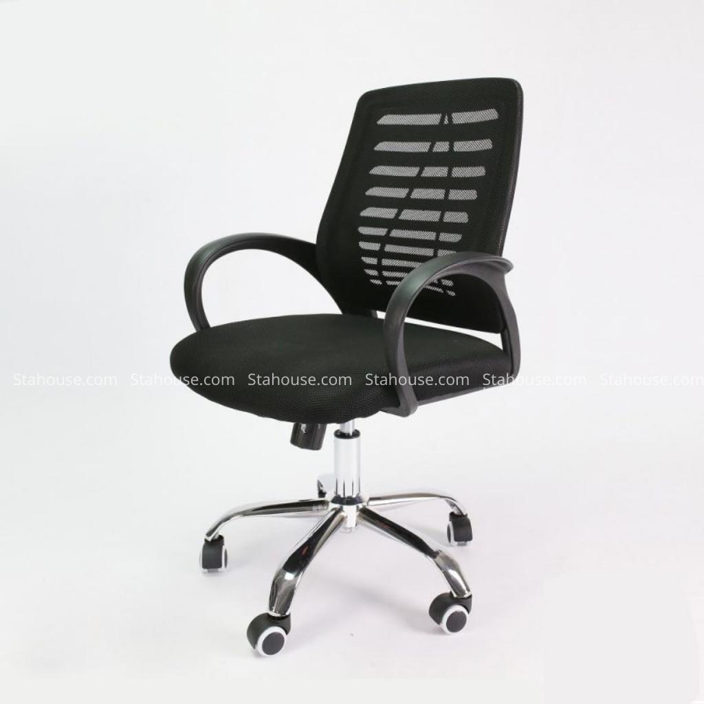 Ghế xoay văn phòng làm việc lưng A khung chắc chắn đệm êm GVP408 Stahouse Official Chair HN