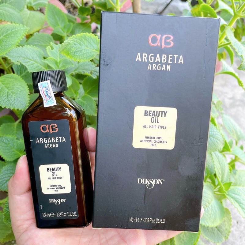 Tinh dầu Dikson Argabeta Oil (Italy) phục hồi tóc hư tổn 100ml ( New 2021 )