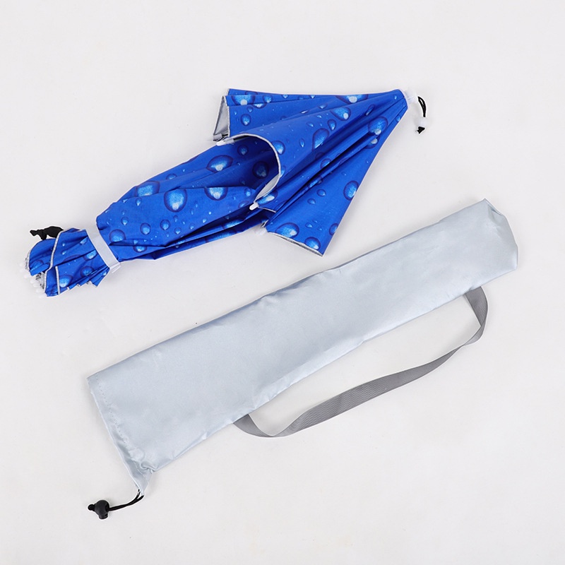 Dù Hai Lớp Đầu Cao Su Mềm Gắn Dù Chống Mưa Nắng Tiện Dụng