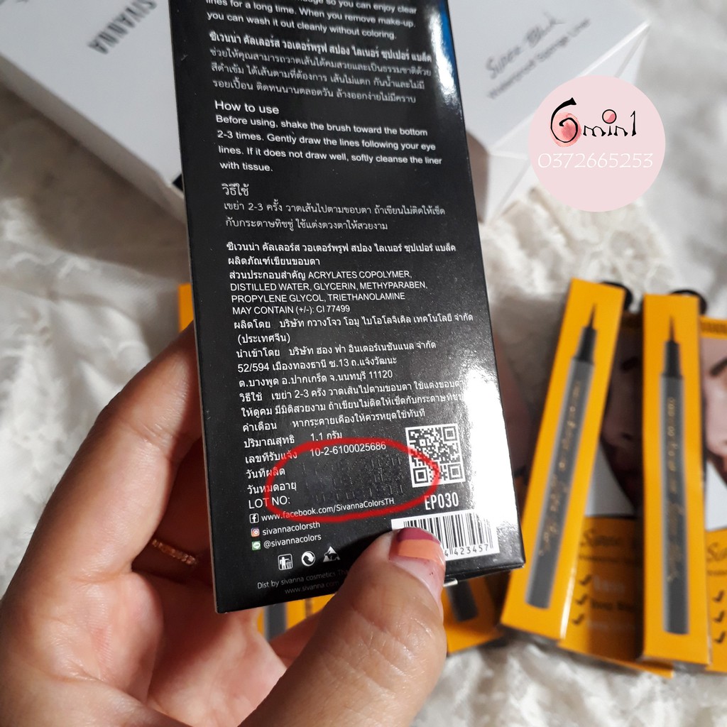 [THAI LAN] Bút Kẻ Mắt Nước Sivanna Thái Lan Không Lem Nước | BigBuy360 - bigbuy360.vn