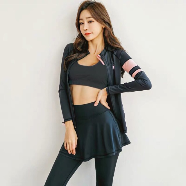 Đồ bơi đôi quần váy nam nữ | BigBuy360 - bigbuy360.vn