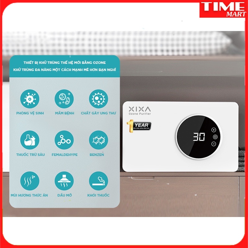 Máy rửa rau quả, khử trùng thực phẩm Ozone meleden [TIME_MART siêu thị tiện ích gia đình]