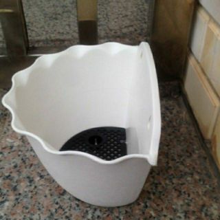 Chậu bán nguyệt treo tường