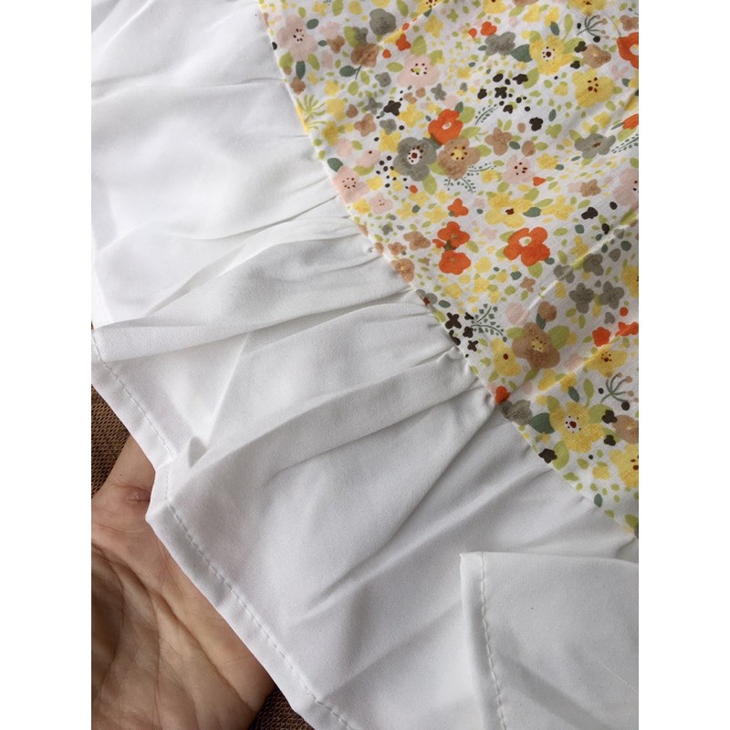 Váy thô hoa siêu xinh cho bé gái - VTH