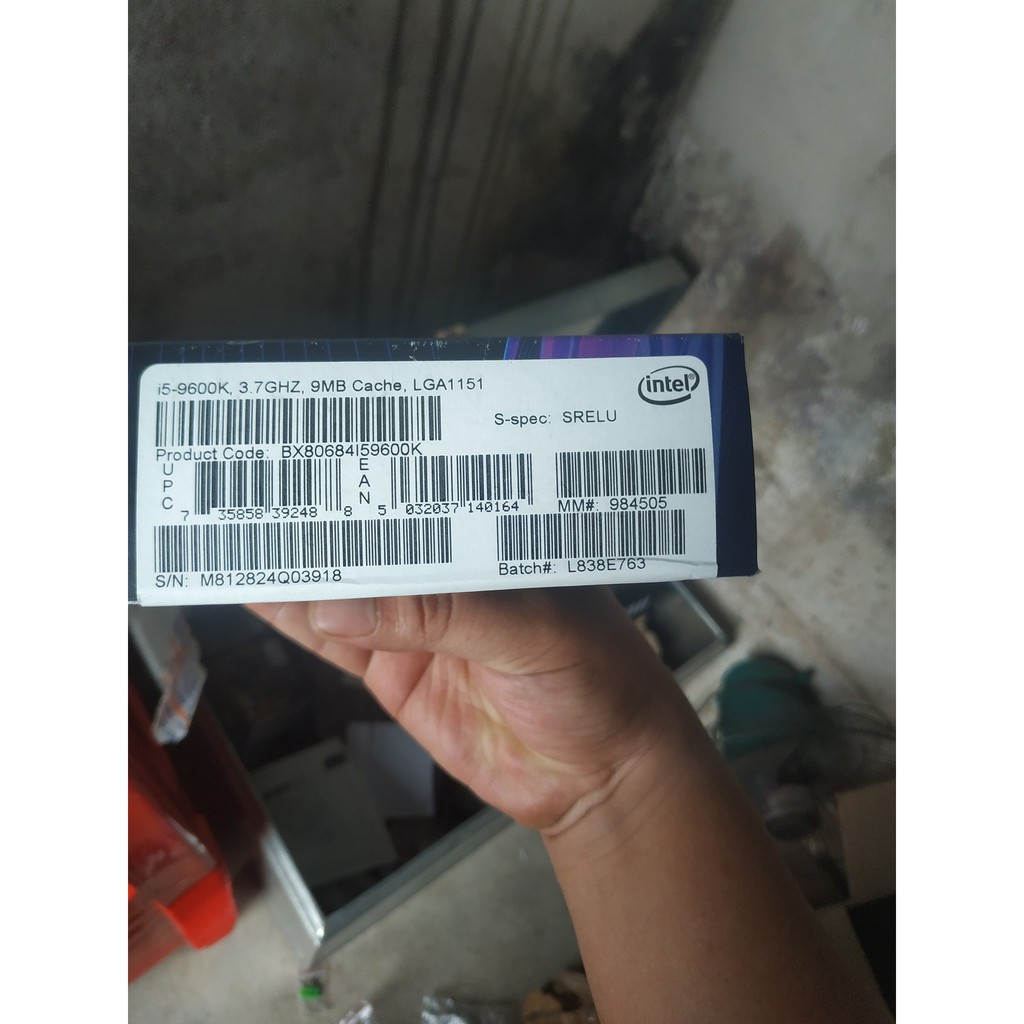 Bộ vi xử lý CPU Core I5 9600K