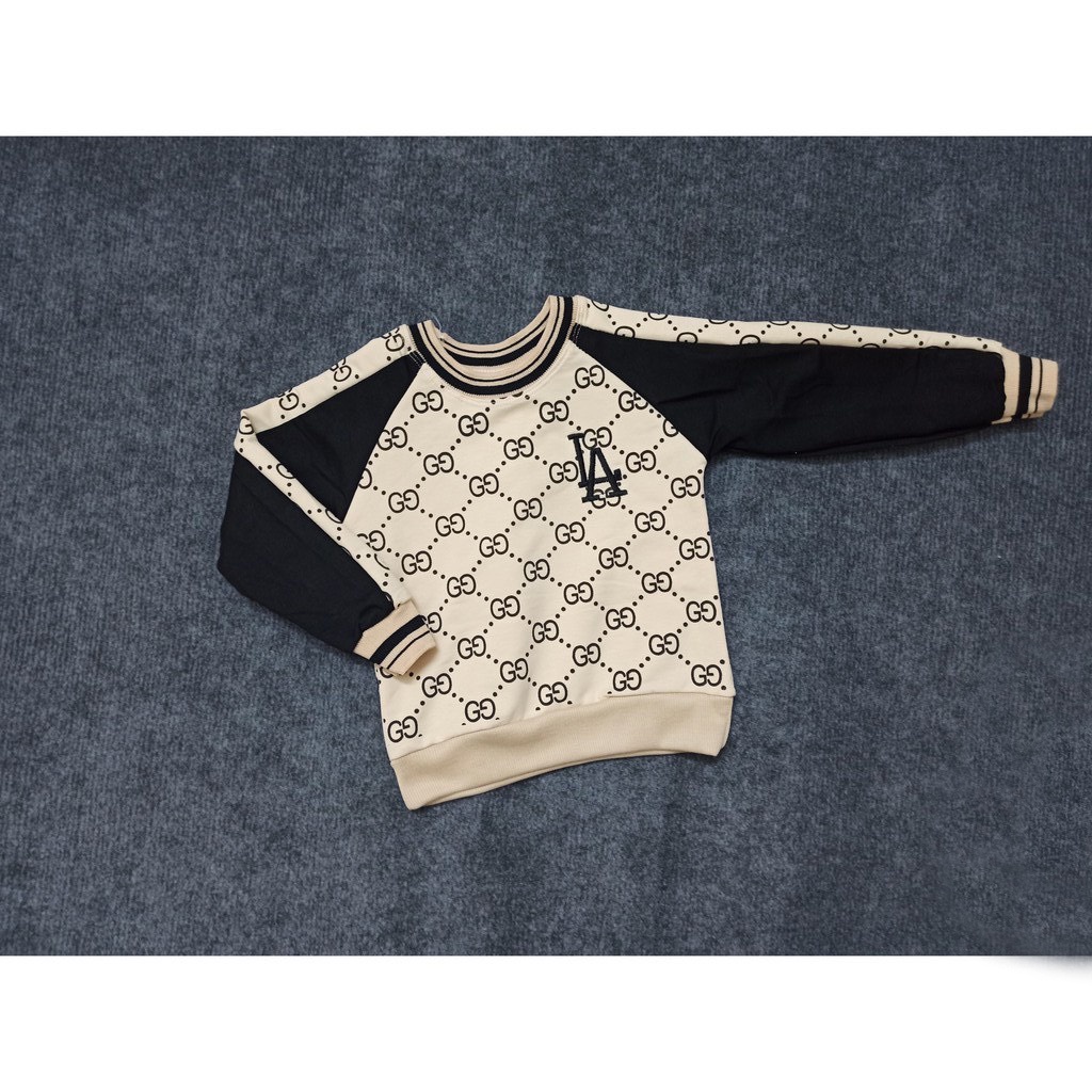 Bộ Nỉ Da Cá L.A  Cho Bé , Bộ Dài Tay Thu Đông Cho Bé Trai Bé Gái Cực Xinh Từ 7-18kg - LILA KIDS