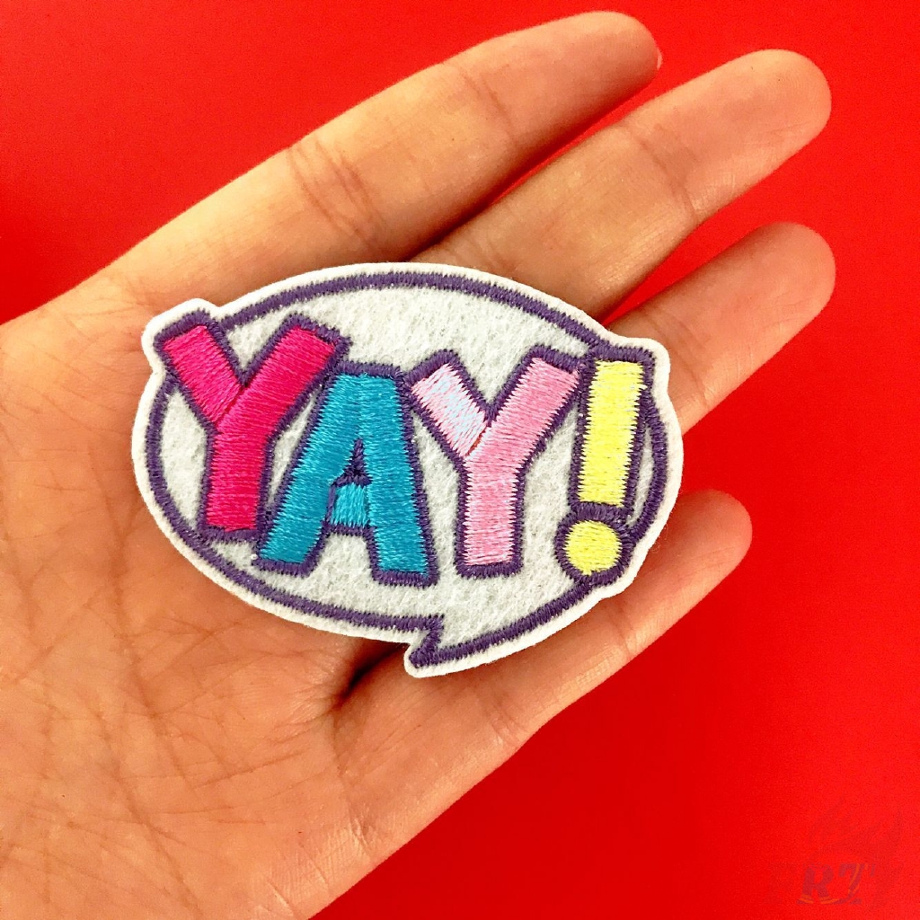 &gt; Ready Stock &lt; ☸ INS - Colorful Patch ☸ 1Pc Pineapple / IceCream / Rainbow Diy Sew on Iron on Patch