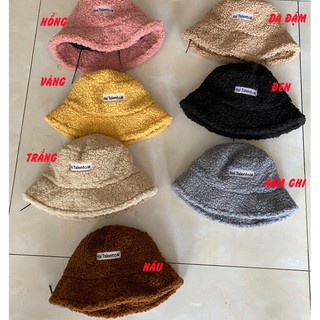 Mũ lông cừu giữ ấm mùa đông cho nữ